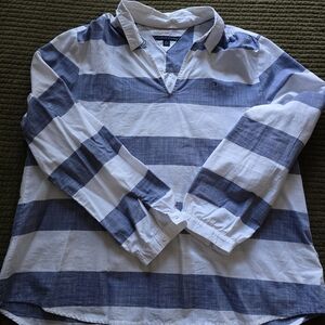 Tommy Hilfiger Blue and White Striped Tunic